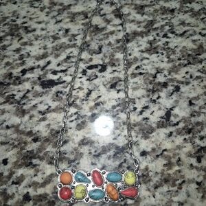 Colorful Gemstone Necklace